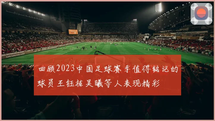 回顾2023中国足球赛季值得铭记的球员王钰栋吴曦等人表现精彩